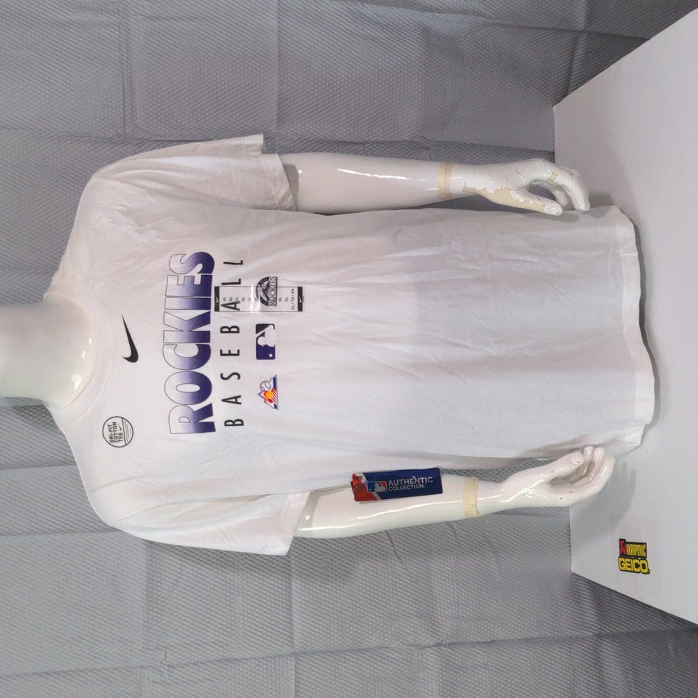 Rockies Baseball Nike Dri Fit T-Shirt Size XL NKAS-10A